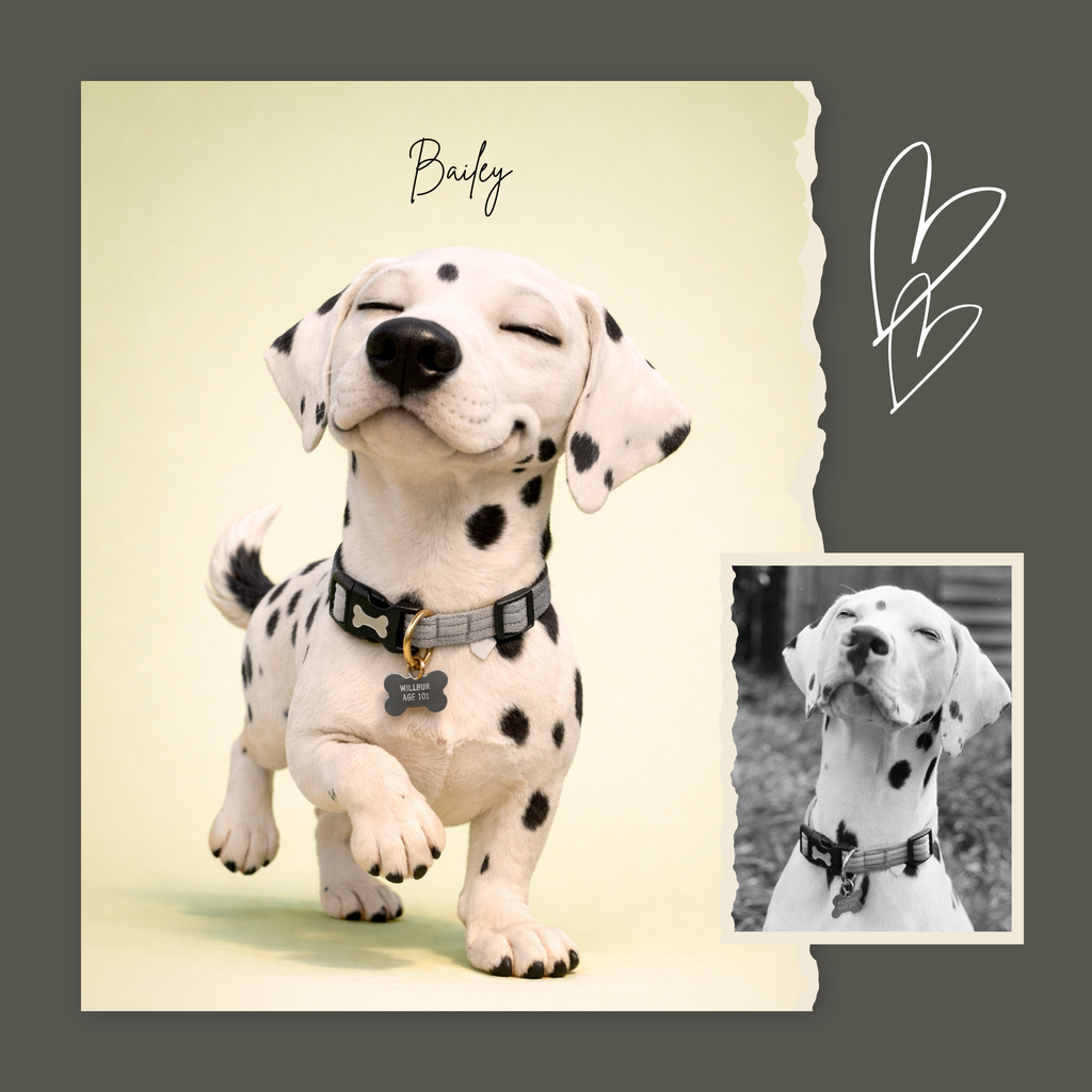 Custom Personalized Dog Cat Pet 3D Caricature Portrait Wall Art - Digital Downloads