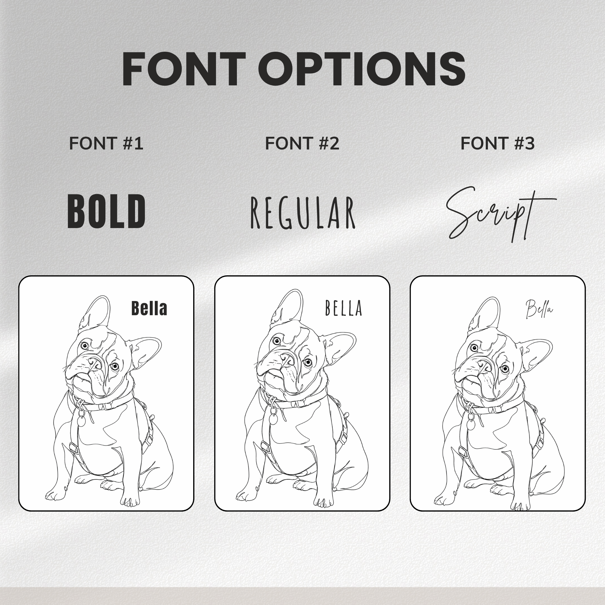 Custom Personalized Dog Cat Pet Line Art Portrait Wall Art - Digital Downloads