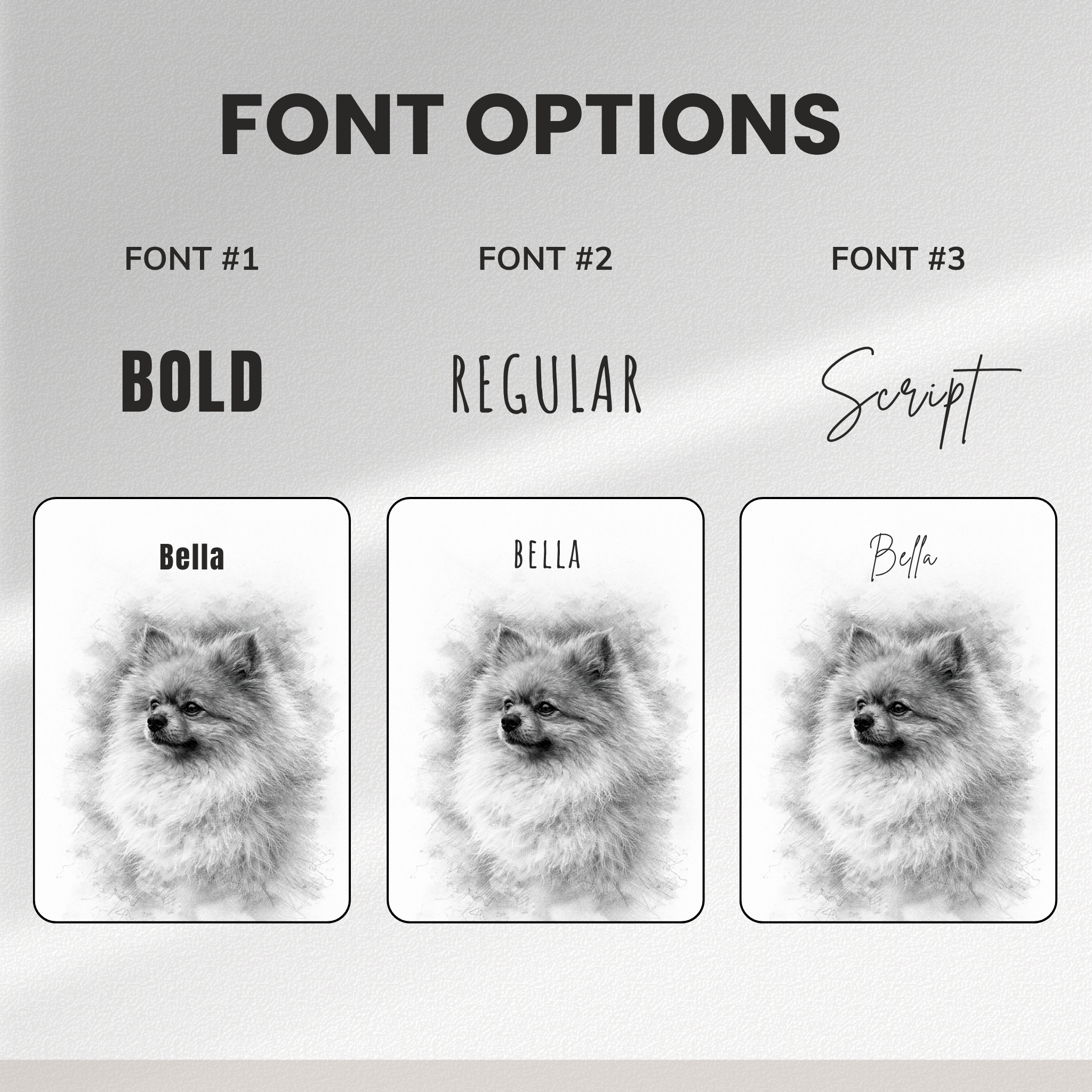 Custom Personalized Poster - Dog Cat Pet Sketch Art From The Photo