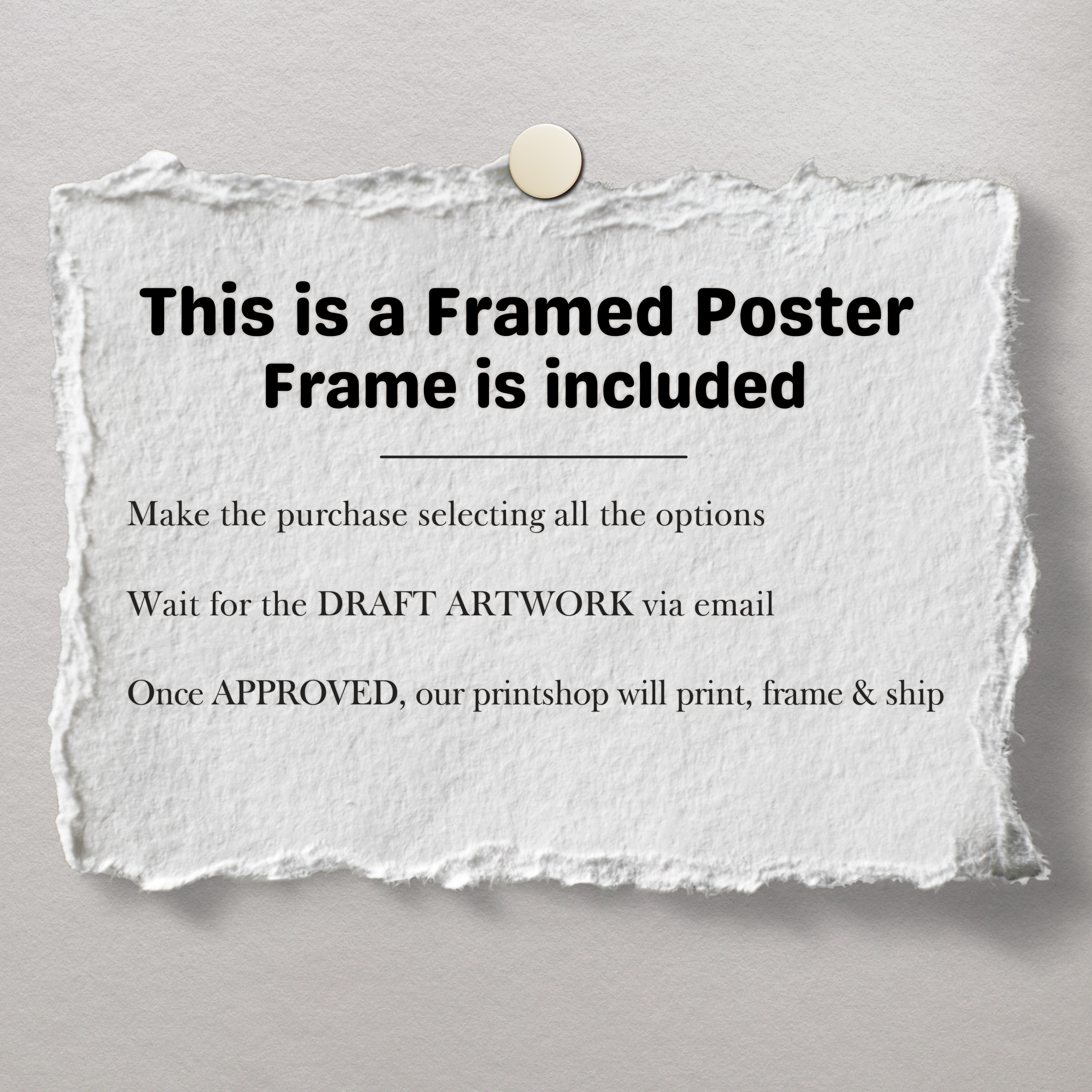 Custom Personalized Dog Cat Pet Digital Illustration Art Wooden Framed Poster